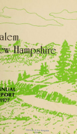 Annual report of the Town of Salem, New Hampshire_cover