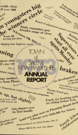 Annual report of the Town of Salem, New Hampshire_cover