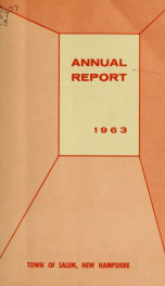 Annual report of the Town of Salem, New Hampshire_cover