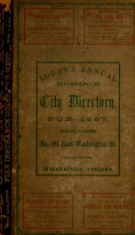 Indianapolis, Indiana city directory_cover