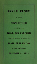 Annual report of the Town of Salem, New Hampshire_cover