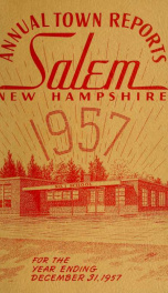 Annual report of the Town of Salem, New Hampshire_cover