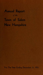 Annual report of the Town of Salem, New Hampshire_cover