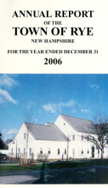 Annual report of the Town of Rye, New Hampshire_cover