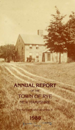 Annual report of the Town of Rye, New Hampshire_cover