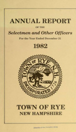 Annual report of the Town of Rye, New Hampshire_cover