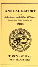 Annual report of the Town of Rye, New Hampshire_cover