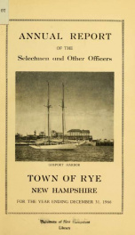 Annual report of the Town of Rye, New Hampshire_cover