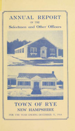 Annual report of the Town of Rye, New Hampshire_cover