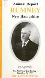 Annual report of the Town of Rumney, New Hampshire_cover