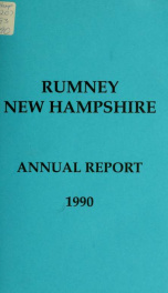 Annual report of the Town of Rumney, New Hampshire_cover