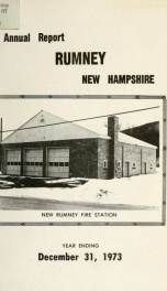 Annual report of the Town of Rumney, New Hampshire_cover