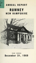 Annual report of the Town of Rumney, New Hampshire_cover