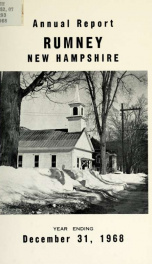 Annual report of the Town of Rumney, New Hampshire_cover