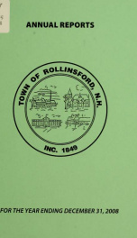 Annual report of the Town of Rollinsford, New Hampshire_cover