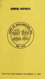 Annual report of the Town of Rollinsford, New Hampshire_cover