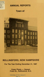 Annual report of the Town of Rollinsford, New Hampshire_cover