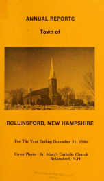 Annual report of the Town of Rollinsford, New Hampshire_cover