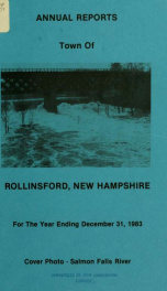 Annual report of the Town of Rollinsford, New Hampshire_cover