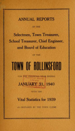 Annual report of the Town of Rollinsford, New Hampshire_cover