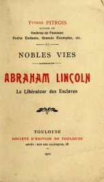 Abraham Lincoln : le libérateur des esclaves_cover