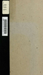 Catalogue of the library belonging to Mr. Thomas W. Field Supplement_cover