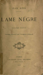 L'âme nègre_cover