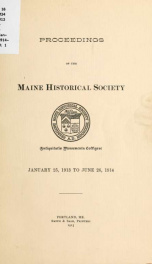 Proceedings of the Maine Historical Society 1_cover