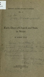 Early days of church and state in Maine 2_cover