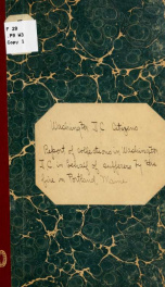 Report of collections in Washington, D.C. in behalf of sufferers by the fire in Portland, Me_cover