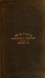 Indianapolis, Indiana city directory yr.1858_cover