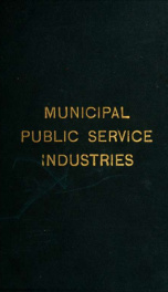 Municipal public service industries ;_cover