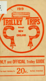 Trolley trips through New England .. 6_cover