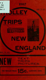 Trolley trips through New England .. 4_cover