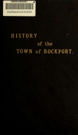 History of the town of Rockport_cover