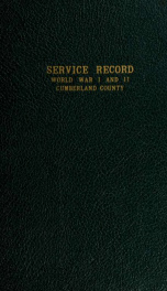 Service record book of men and women of Cumberland County_cover