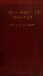 Forefathers' day sermons_cover