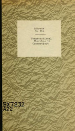 An address to the Congregational churches in Connecticut on the present state of their religious concerns_cover