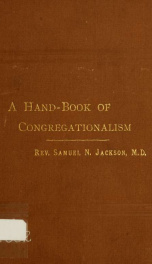 A hand-book of congregationalism_cover