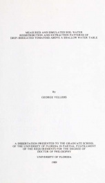 Measured and simulated soil water redistribution and extraction patterns of drip-irrigated tomatoes above a shallow water table_cover