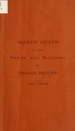 Handy helps in the study and reading of English history_cover