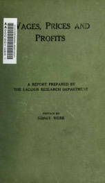 Wages, prices and profits_cover