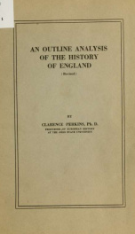 An outline analysis of the history of England_cover