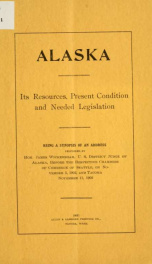 Alaska, its resources_cover