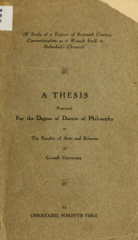 A study of a feature of sixteenth century conventionalism as it reveals itself in Holinshed's Chronicle .._cover