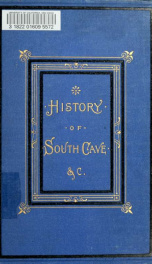 A history of South Cave and of other parishes in the East Riding of the county of York_cover