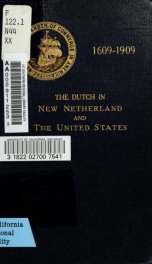 1609-1909. The Dutch in New Netherland and the United States_cover