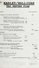 Bradley/Halligan tax reform plan 1992?_cover