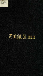 History of Dwight, from 1853 to 1894_cover