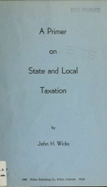 Montana tax study 1966 PT. 11966 PT. 1_cover